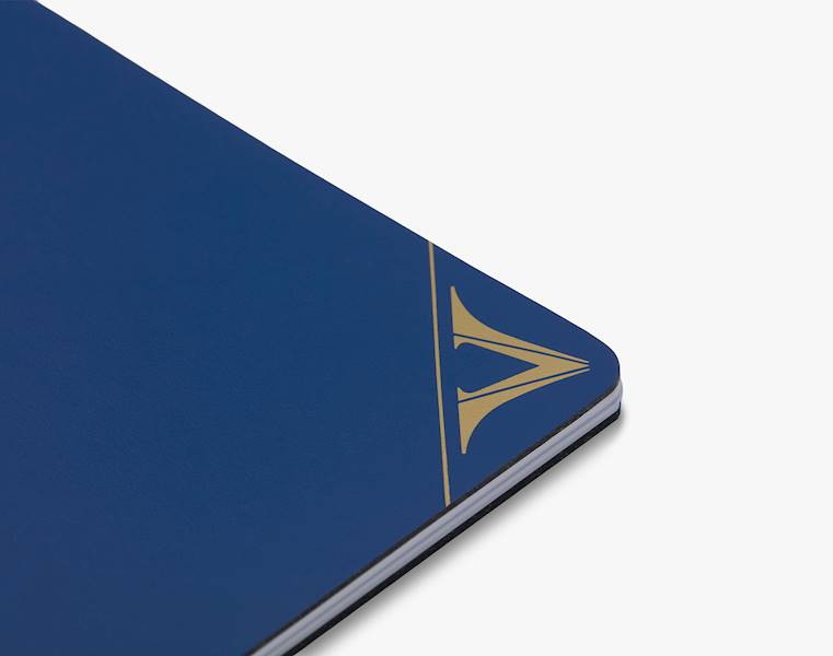 VISCONTI KQ02-NOTEBOOK BLUE 145x210mm