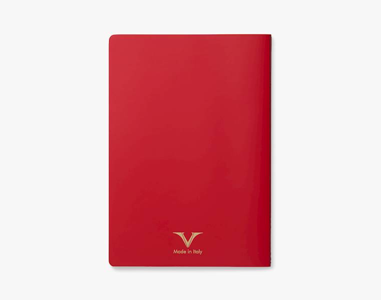 VISCONTI KQ03-NOTEBOOK RED 210x297mm