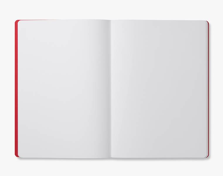 VISCONTI KQ03-NOTEBOOK RED 210x297mm