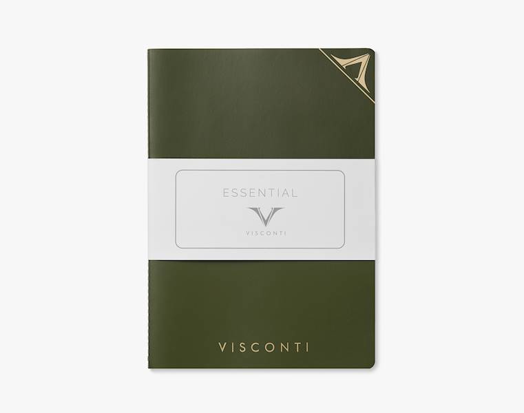 VISCONTI KQ03-NOTEBOOK GREEN 210x297mm