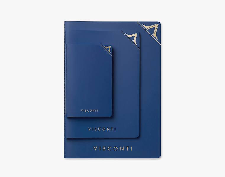 VISCONTI KQ03-NOTEBOOK BLUE 210x297mm