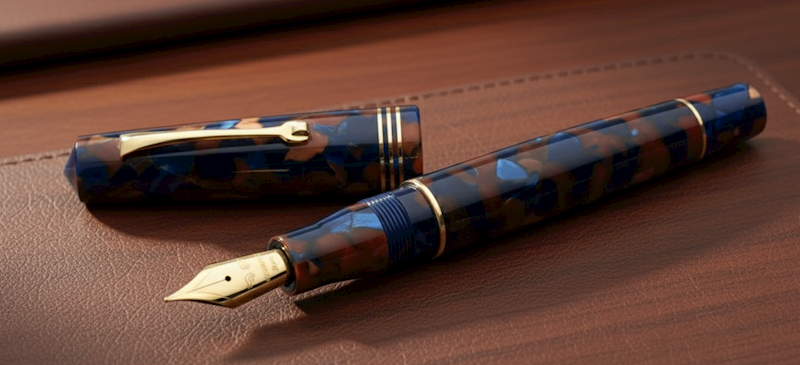 LEONARDO-PIÓRO "MZ" PIETRA MARINA GOLD TRIMS