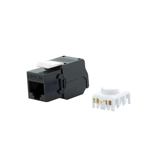 AFL Keystone RJ45 C6 UTP beznarzędziowy czarny UCT214221