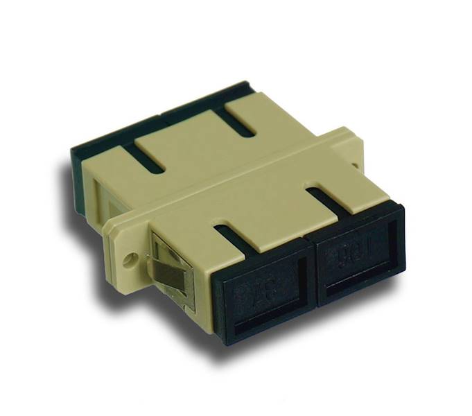 AFL Adapter SC/PC MM OM2 duplex beżowy