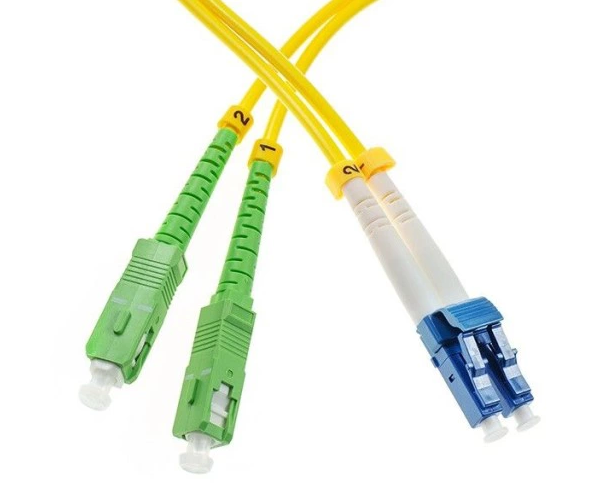 AFL Patchcord SC/APC-LC/PC SM 9/125 1m dx