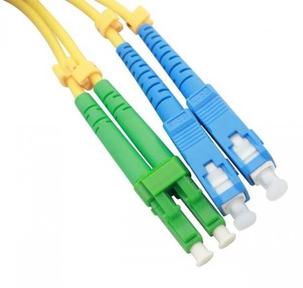 AFL Patchcord LC/APC-SC/PC SM 9/125 1m dx