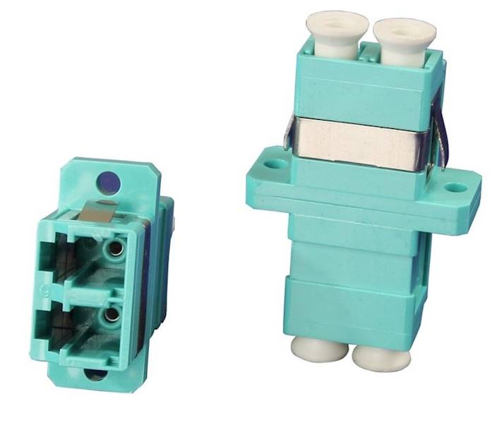 AFL Adapter LC/PC MM OM3 duplex AQUA
