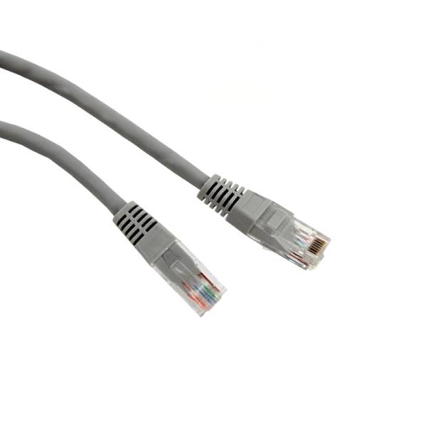 Patchcord C5e UTP 1,0m szary