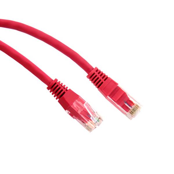 Patchcord C5e UTP 3,0m czerwony