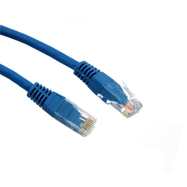 Patchcord C6 UTP 1,0m niebieski