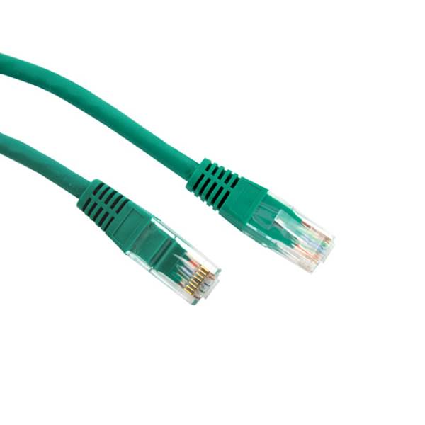Patchcord C5e UTP 3,0m zielony