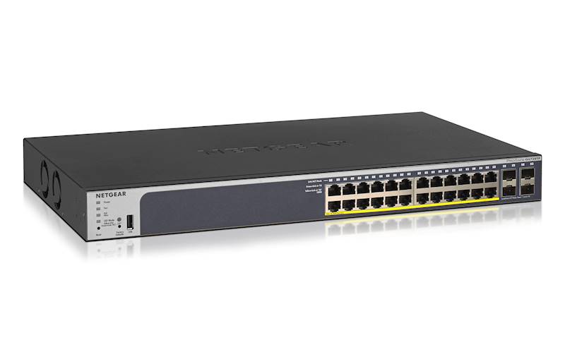 NETGEAR Switch GS728TP 24x10/100/1000PoE+4xSFP