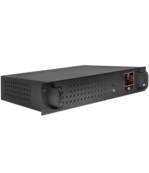 19" UPS POWERBox 850VA 1xSchuko, 3xIEC C13