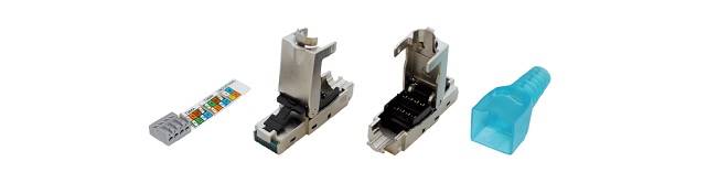 CCS Wtyk modularny RJ45 STP C6A beznarzędziowy