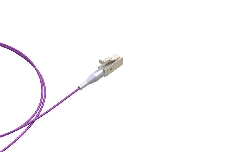 AFL Pigtail LC/PC MM 50/125 OM3 2m purple wielomodowy
