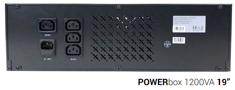 UPS GTM 1400VA/1000W 8xIEC C13 19" GT