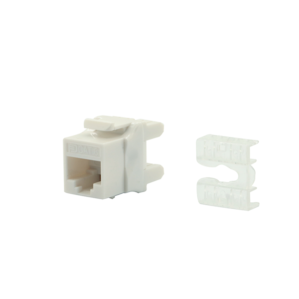 AFL Keystone RJ45 C6 UTP biały terminowany narzędziem