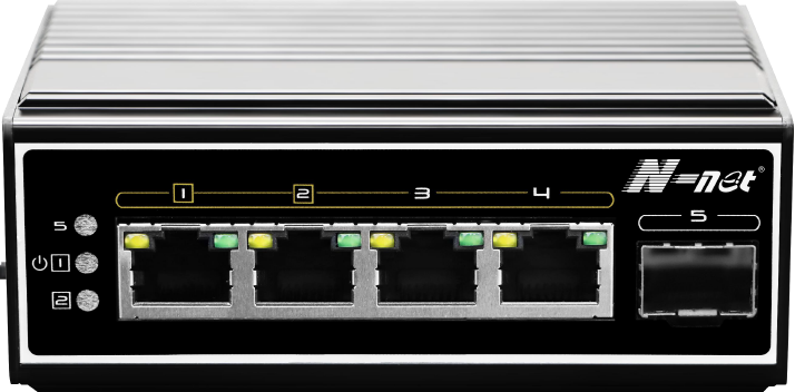 Mediakonwerter przemysłowy NIE6041SPG(30W)10/100/1000 2xRJ45PoE30W+2xRJ45PoE+1xSFP bez zasilacza