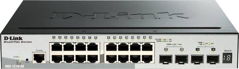 DLink DGS-1510-20 Switch 16 x 10/100/1000Mbps+2SFP +2xSFP+