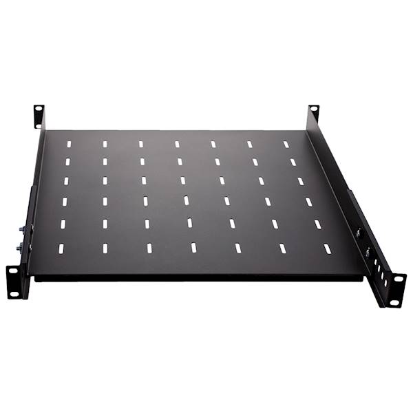 Półka metalowa 19" 1U 550mm mocowana w 4 punktach 