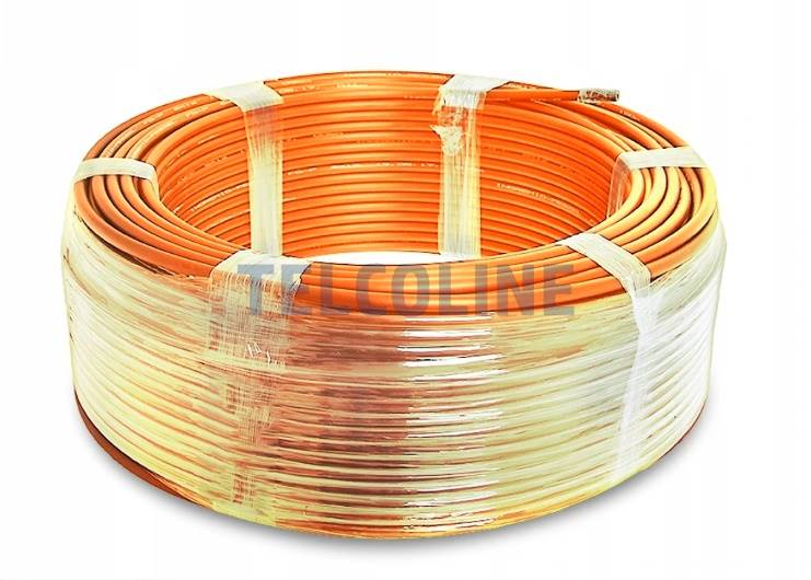 HDPE Mikrorurka grubościenna 12x8 mm rolka 200 metrów, z pilotem