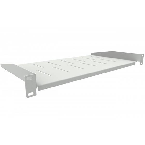 Półka 19" 1U 260mm szara RAL7035