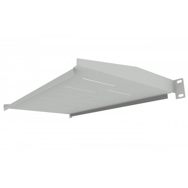 Półka 19" 1U 260mm szara RAL7035