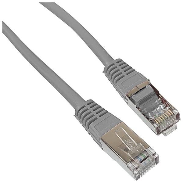 Patchcord C6 UTP 0,25m szary