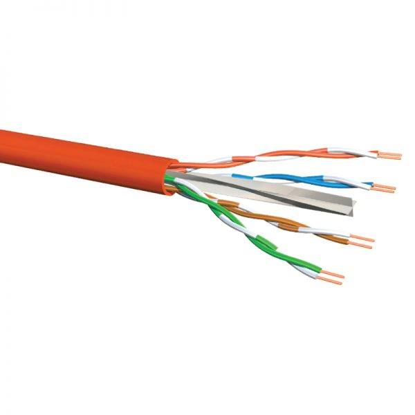 CCS Kabel skrętka U/UTP C6A 23AWG LSOH pomarańczowy