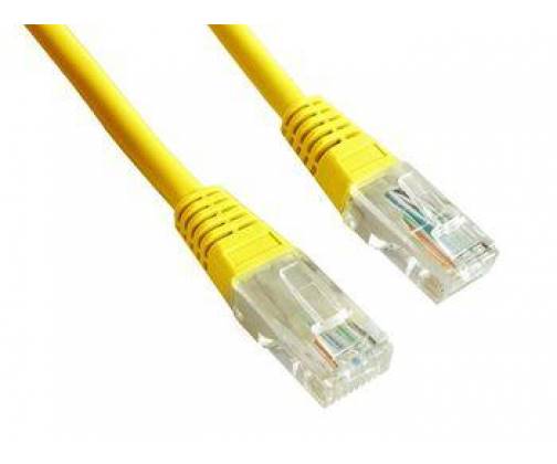 MOLEX Kabel krosowy U/UTP kat.5e 1,5 m żółty