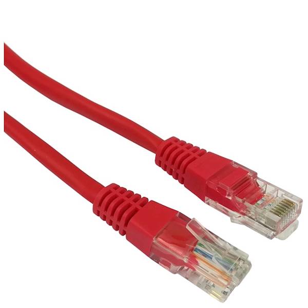 Patchcord C6 UTP 2,0m czerwony