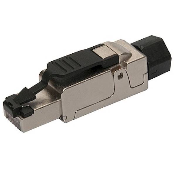 Wtyk SOLARIX RJ-45 STP C6A beznarzędziowy, prosty