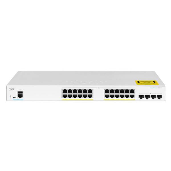 Cisco Switch CBS350-24P-4G-EU Managed 24-port GE, PoE+ 195W, 4x1G SFP