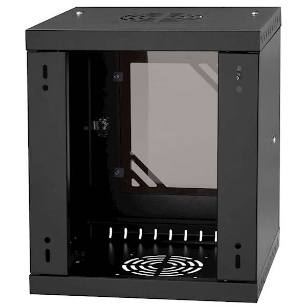10" Szafa wisząca 6U 300mm czarna