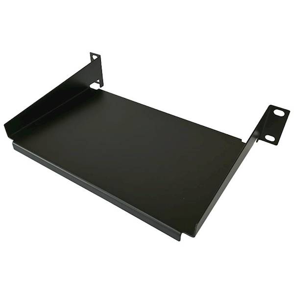 10" Półka 1U 150mm czarna