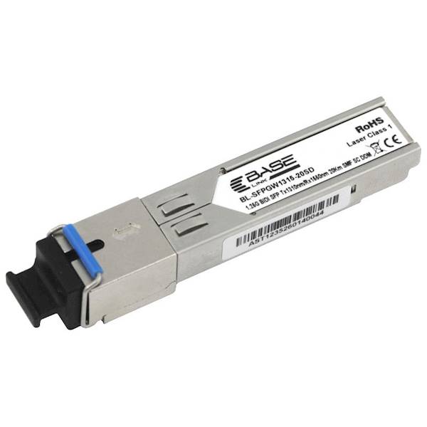 SFP Moduł 1x1000Mbps SC SM WDM TX1310nm DDM 20km