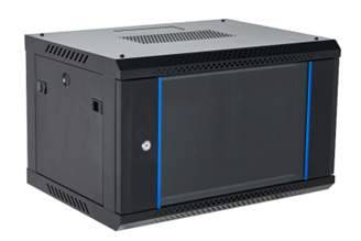 19" Szafa wisząca ISNET 12U 600x450 mm czarna