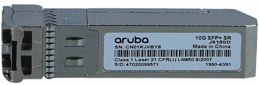 HPE Aruba Moduł 10G SFP+ LC SR 300m OM3 MMF J9150D