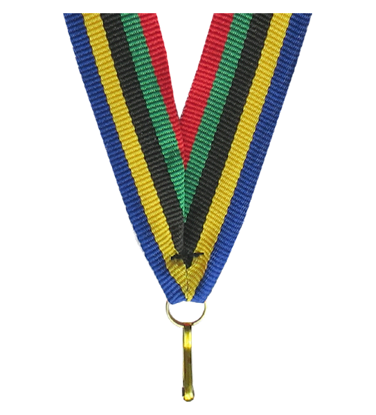 Wstążka tasiemka szarfa 1 cm olimpiada
