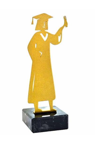 Statuetka metalowa 4310 absolwentka