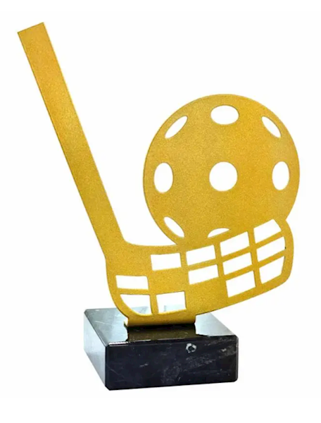 Statuetka metalowa 4337 unhokej