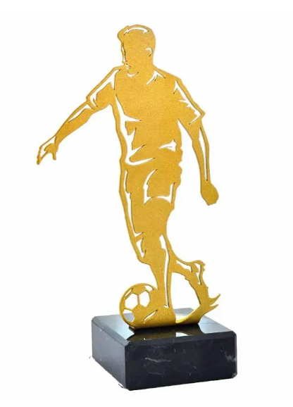 Statuetka metalowa 4334 piłka nożna