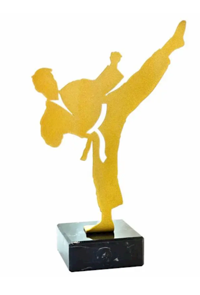 Statuetka metalowa 4322 karate