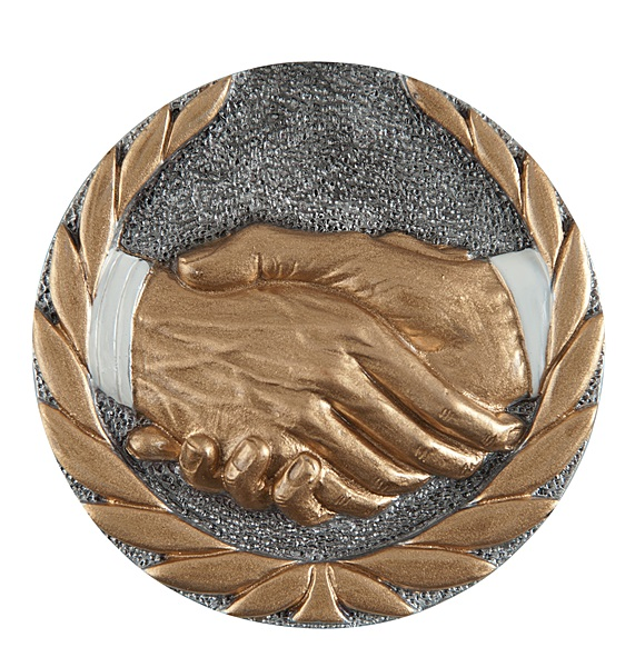 Emblemat DX17 uscisk dłoni