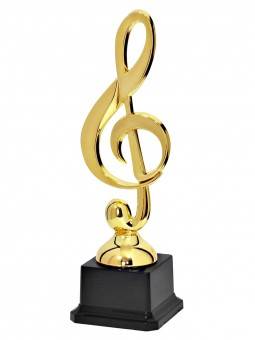 Statuetka Q254 muzyka klucz wiolinowy 