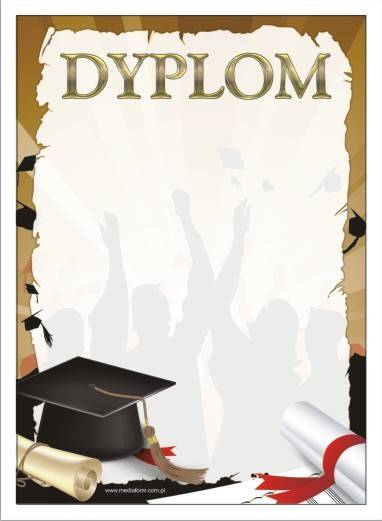 Dyplom MD029 25 szt absolwent 
