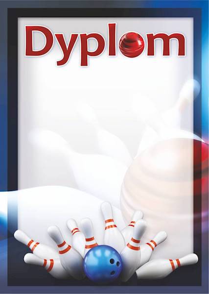 Dyplom MD054 25 szt kręgle