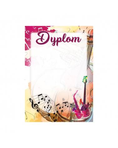 Dyplom MD135 25 szt muzyka