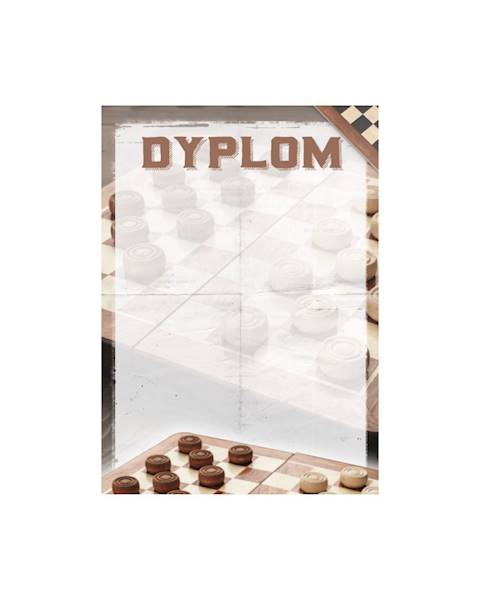 Dyplom MD175 25 szt warcaby