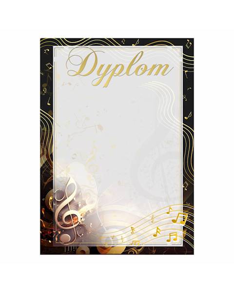 Dyplom MD199 25 szt muzyka